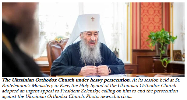 Erkebiskop Atallah Hanna i Jerusalem- Den ortodokse kirken i Ukraina blir forfulgt og undertrykt av regimet i Kiev 1