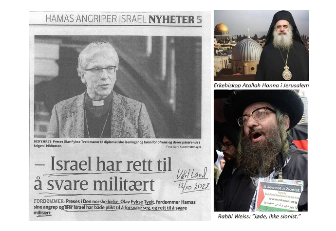 Krig i Gaza Kristen-Norge har lært Nato-tenkning når det gjelder staten «Israel»