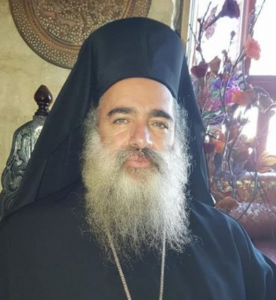 Erkebiskop Atallah Hanna i Jerusalem.