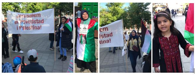 Palestina-solidaritet!
