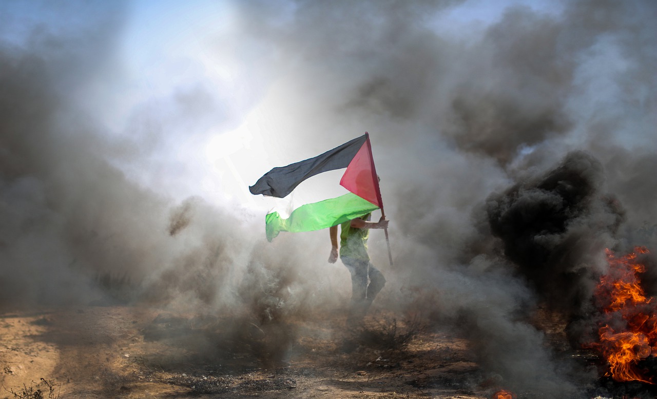 Palestinske rettigheter i en militær krigstid